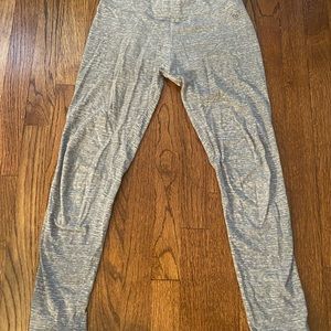 EUC JUSTICE grey leggings size 18/20